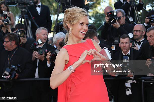 Petra Nemcova attends a screening of "From The Land And The Moon " at the annual 69th Cannes Film Festival at Palais des Festivals on May 15, 2016 in...