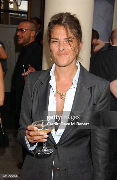 Artist Tracey Emin attends the annual Tatler Summer Party hosted by Tatler editor Geordie Gregg and also celebrating the publication of their "August...