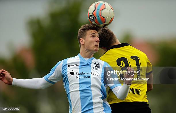 Yannick Deichmann of TSV 1860 Muenchen controls the ball during the News Photo - Getty Images
