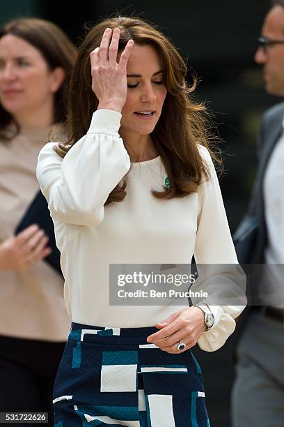 Catherine, Duchess of Cambridge attends the launch of Heads Together Campaign at Olympic Park on May 16, 2016 in London, England. Photo by Ben...