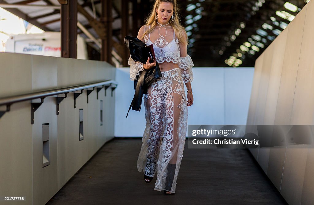 Street Style - Mercedes-Benz Fashion Week Australia 2016