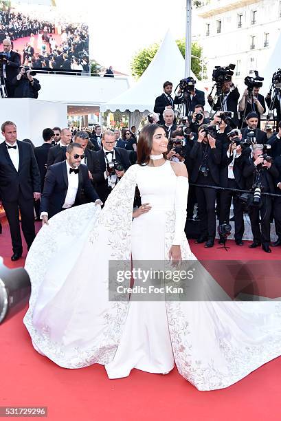 Sonam Kapoor attends the 'From The Land Of The Moon ' premiere during the 69th annual Cannes Film Festival at the Palais des Festivals on May 15,...