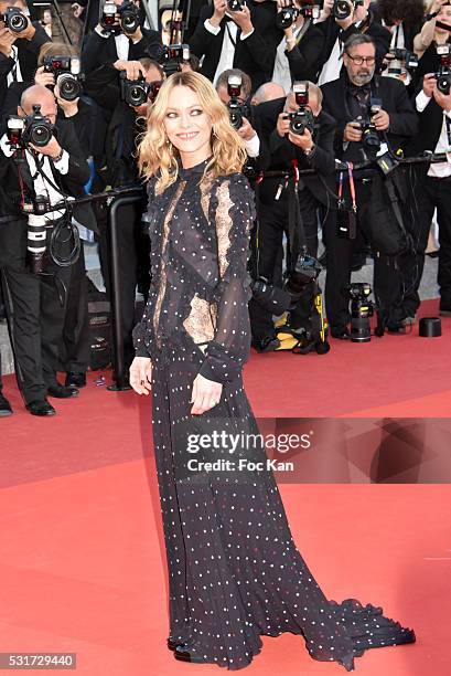 Vanessa Paradis attends the 'From The Land Of The Moon ' premiere during the 69th annual Cannes Film Festival at the Palais des Festivals on May 15,...