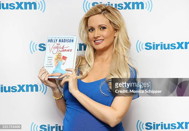 Holly Madison visits SiriusXM Studio on May 16, 2016 in New York City.