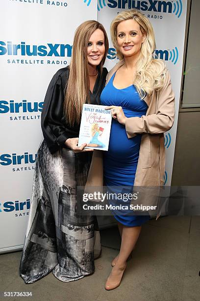 Holly Madison visits 'Dirty, Sexy, Funny with Jenny McCarthy' at SiriusXM Studio on May 16, 2016 in New York City.