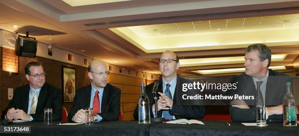 Joel Glazer , son of new Manchester United owner Malcolm Glazer and a new member of the Manchester United board of directors, addresses the club...