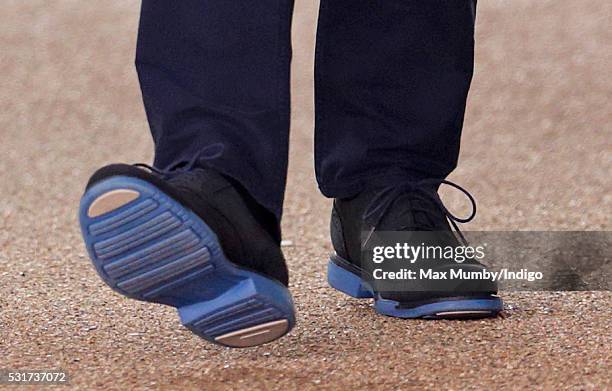 Prince Harry attends the launch of the Heads Together campaign to eliminate stigma on mental health at the Queen Elizabeth Olympic Park on May 16,...