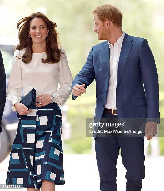 Catherine, Duchess of Cambridge and Prince Harry attend the launch of the Heads Together campaign to eliminate stigma on mental health at the Queen...