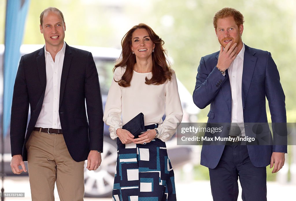 The Duke And Duchess Of Cambridge And Prince Harry Attend The Launch Of Heads Together Campaign