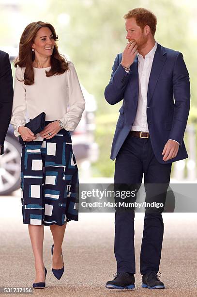 Catherine, Duchess of Cambridge and Prince Harry attend the launch of the Heads Together campaign to eliminate stigma on mental health at the Queen...