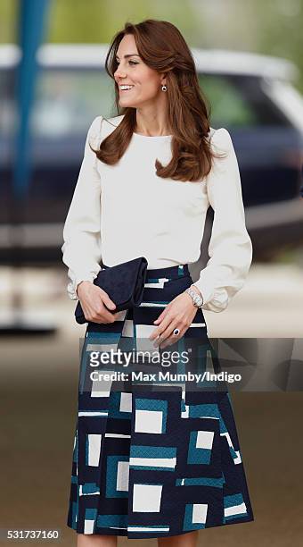 Catherine, Duchess of Cambridge attends the launch of the Heads Together campaign to eliminate stigma on mental health at the Queen Elizabeth Olympic...