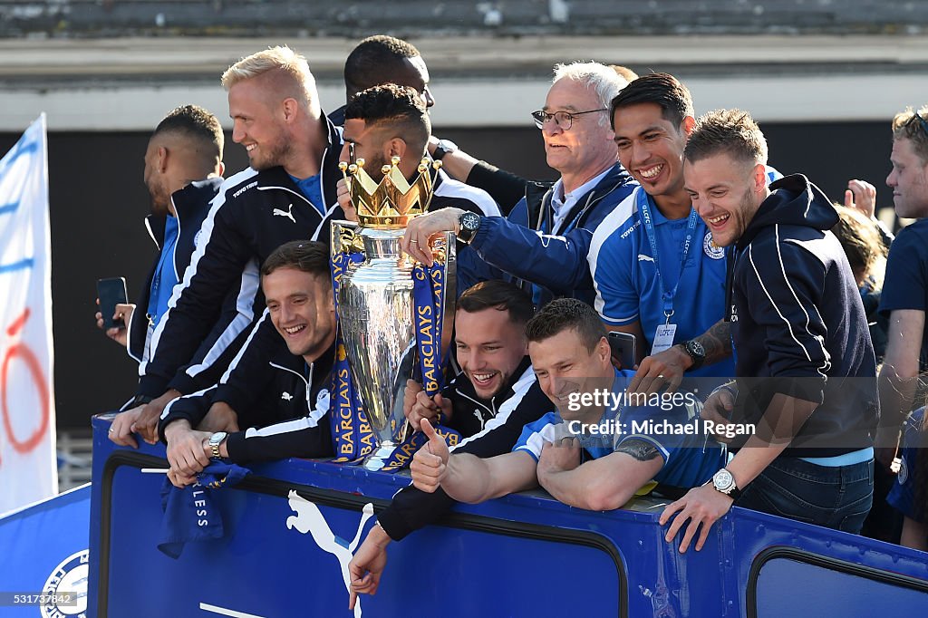 Leicester City Barclays Premier League Winners Bus Parade