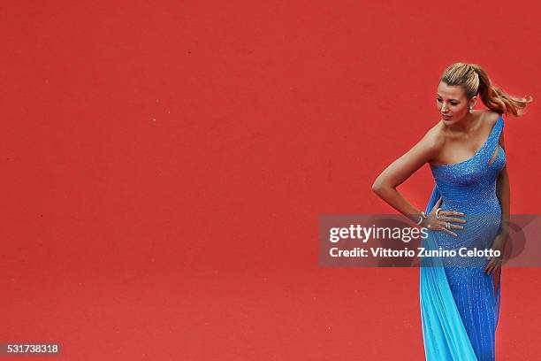 Blake Lively attends 'The BFG ' premiere during the 69th annual Cannes Film Festival at the Palais des Festivals on May 14, 2016 in Cannes, France.