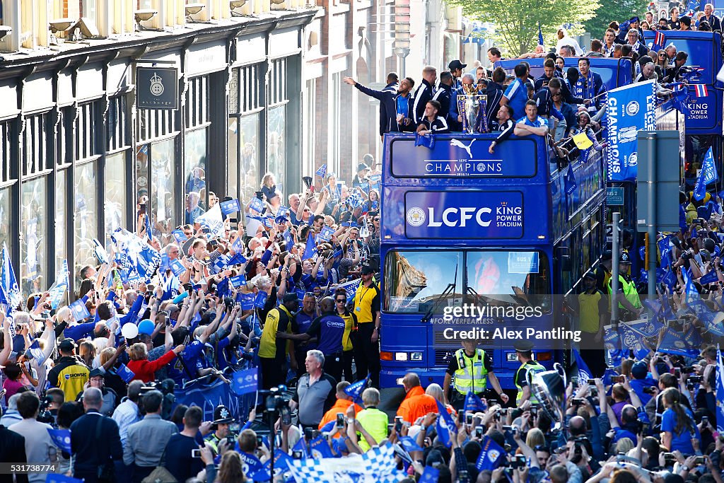 Leicester City Barclays Premier League Winners Bus Parade