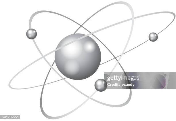 atom symbol - small molecule stock illustrations
