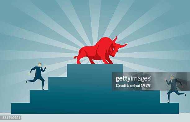bull - step stool stock illustrations