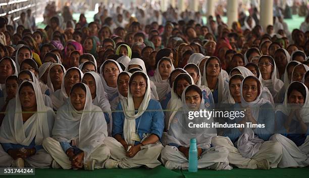 Devotees Pay Last Respects To Nirankari Baba Hardev Singh, News Photo