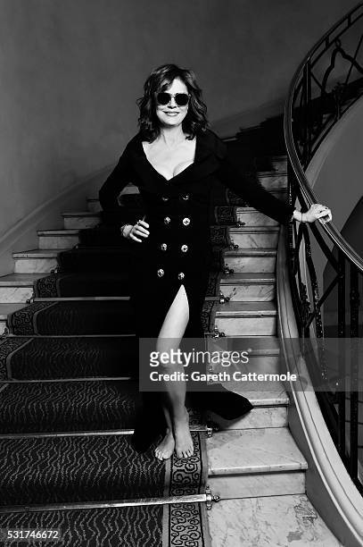 Susan Sarandon departs the Martinez Hotel during the 69th annual Cannes Film Festival on May 12, 2016 in Cannes, France.