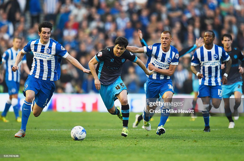 Brighton & Hove Albion v Sheffield Wednesday - Sky Bet Championship Play Off: Second Leg