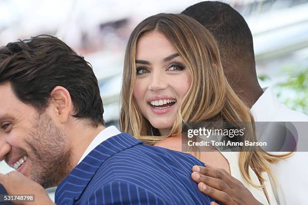 Ana de Armas attends the "Hands Of Stone" Photocall during the 69th annual Cannes Film Festival on May 16, 2016 in Cannes, France.