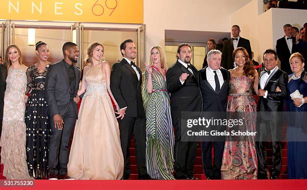 Actress Georgina Chapman, US actor Usher and his wife Grace Miguel, Cuban actress Ana de Armas, Venezuelan actor Edgar Ramirez, Venezuelan director...