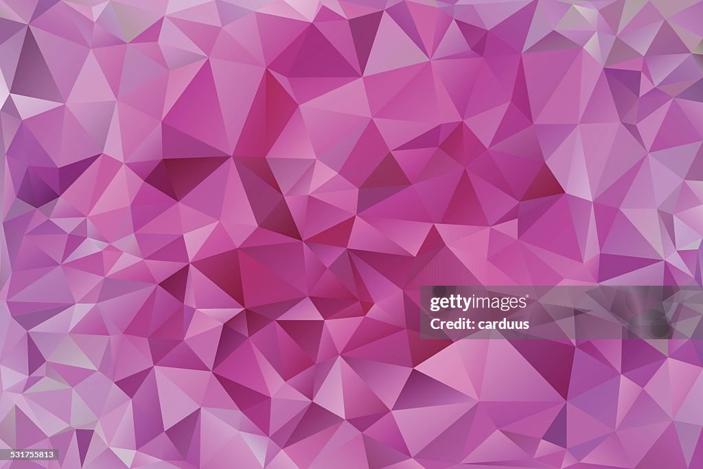 Abstrakte Rosa polygonal Hintergrund