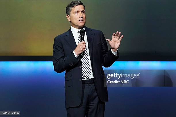 NBCUniversal Upfront in New York City on Monday, May 16, 2016" -- Pictured: Steve Burke, Chief Executive Officer, NBCUniversal --