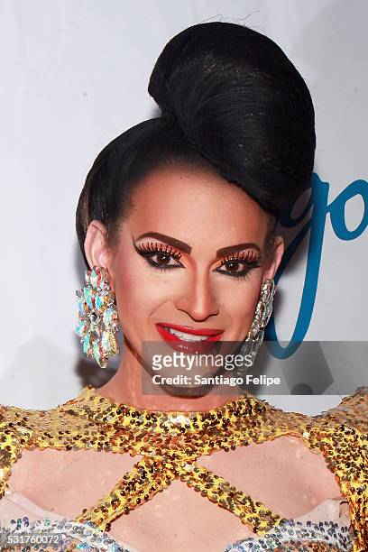 Cynthia Lee Fontaine attends the RuPaul's Drag Race Season 8 Finale Party at Stage 48 on May 16, 2016 in New York City.