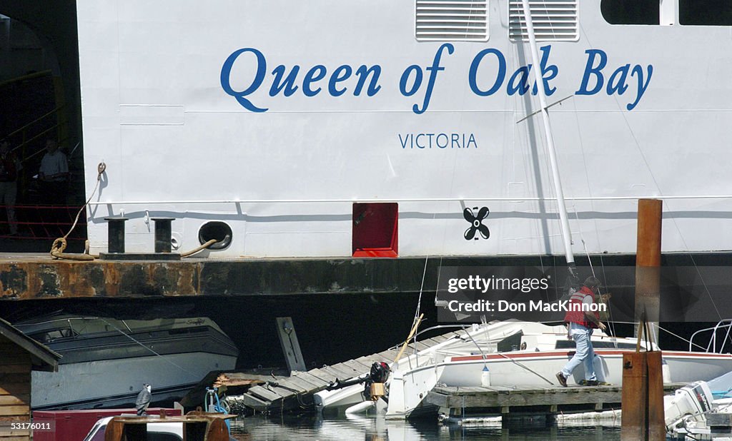 British Columbia Ferry Crashes Into Marina