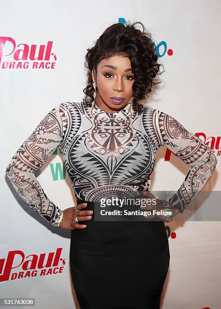 Personality Tiffany Pollard attends the RuPaul's Drag Race Season 8 Finale Party at Stage 48 on May 16, 2016 in New York City.