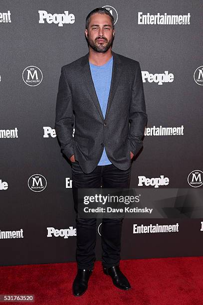 Actor Taylor Kinney attends the Entertainment Weekly & People Upfronts party 2016 at Cedar Lake on May 16, 2016 in New York City.