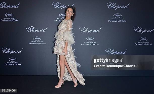 Kendall Jenner attends Chopard Wild Party as part of The 69th Annual Cannes Film Festival at Port Canto on May 16, 2016 in Cannes, France.