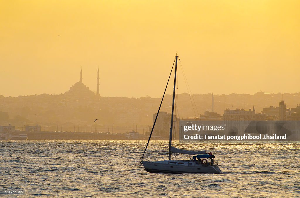 Sunset Time at Istanbul
