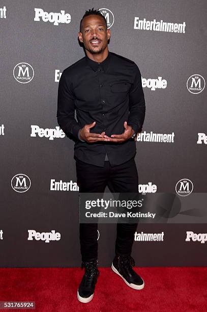 Actor Marlon Wayans attends the Entertainment Weekly & People Upfronts party 2016 at Cedar Lake on May 16, 2016 in New York City.