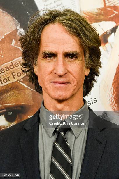 Director Jay Roach poses for photographers during HBO's "All The Way" Washington, DC Screening at The National Archives on May 16, 2016 in...