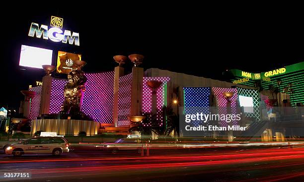 Exterior photo of the MGM Grand Hotel/Casino June 30, 2005 in Las Vegas, Nevada.
