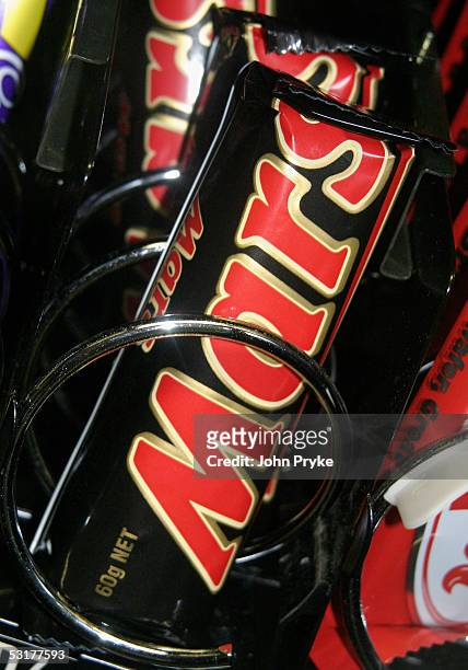Mars bar is seen on July 1, 2005 in Sydney, Australia. Snickers and Mars Bars were withdrawn from sale in the Australian state of New South Wales...
