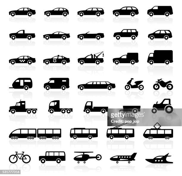 ilustrações, clipart, desenhos animados e ícones de transporte ícones-ilustração - hatchback