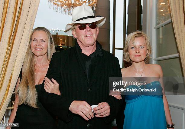 Actor Nick Nolte and guests attend the Grimme Online Award ceremony on June 30, 2005 in Cologne, Germany.