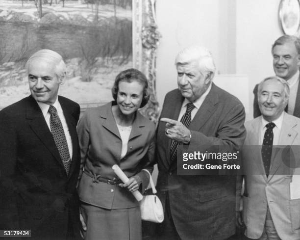 Judge Sandra Day O'Connor is shown round the US Capitol by speaker O'Neill, 14th July 1981. She has been chosen by President Ronald Reagan to be the...