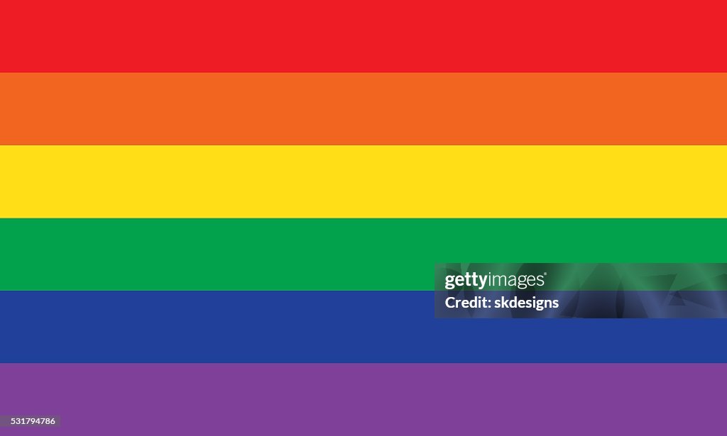 Ou bandeira arco-íris Orgulho