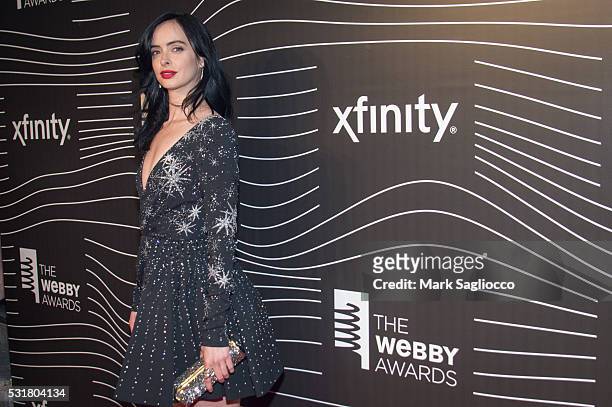Actress Krysten Ritter attends the 20th Annual Webby Awards at Cipriani Wall Street on May 16, 2016 in New York City.