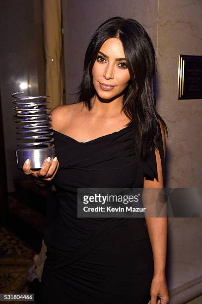 Break the Internet Winner, Kim Kardashian West attends the 20th Annual Webby Awards at Cipriani Wall Street on May 16, 2016 in New York City.