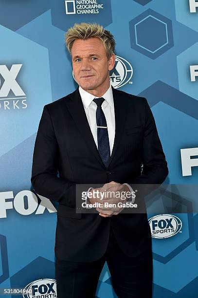 Chef Gordon Ramsay attends FOX 2016 Upfront at Wollman Rink on May 16, 2016 in New York City.