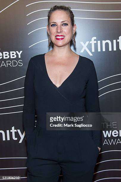 Hollywood Reporter Photo & Video Editor Jennifer Laski attends the 20th Annual Webby Awards at Cipriani Wall Street on May 16, 2016 in New York City.