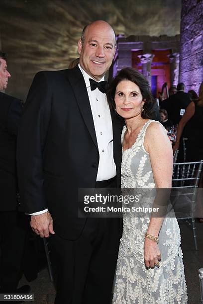 Gary Cohn and Lori Fink attend NYU Langone Medical Center's 2016 Violet Ball at the Metropolitan Museum of Art on May 16, 2016 in New York City.