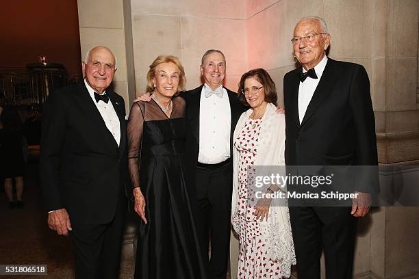 Ken Langone, Elaine Langone, Robert I. Grossman, Elisabeth Cohen and Paolo Fresco attend NYU Langone Medical Center's 2016 Violet Ball at the...