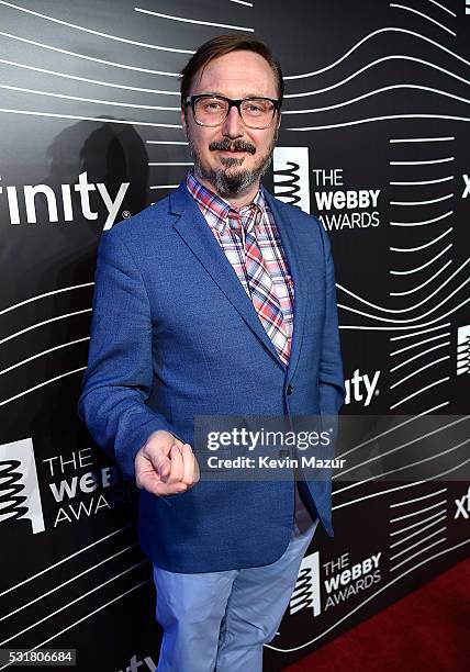 John Hodgman attends the 20th Annual Webby Awards at Cipriani Wall Street on May 16, 2016 in New York City.