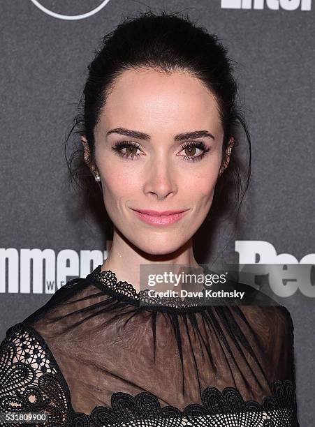 Abigail Spencer attends the Entertainment Weekly & People Upfronts party 2016 at Cedar Lake on May 16, 2016 in New York City.