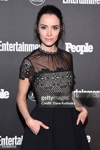 Abigail Spencer attends the Entertainment Weekly & People Upfronts party 2016 at Cedar Lake on May 16, 2016 in New York City.
